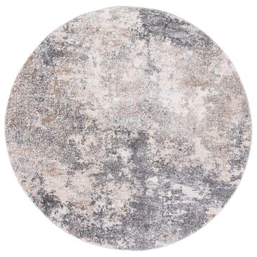 Safavieh Aston 5"3" Round Grey Area Rug, , large