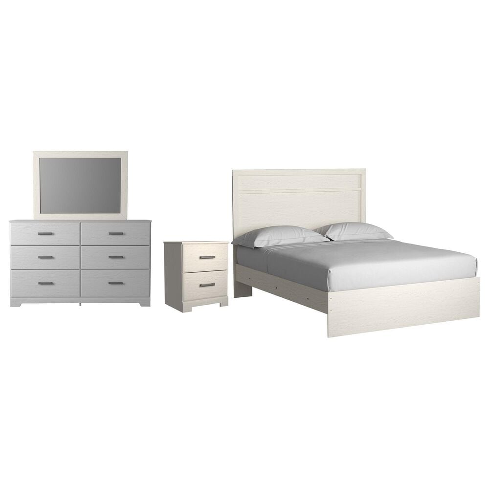 Ashley Stelsie 4 Piece Queen Bedroom Set in White, , large