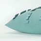 Rizzy Home Donny Osmond Solid 20" Down Filled Pillow in Aqua, , large