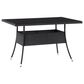 CorLiving Parksville Patio Dining Table in Black, , large