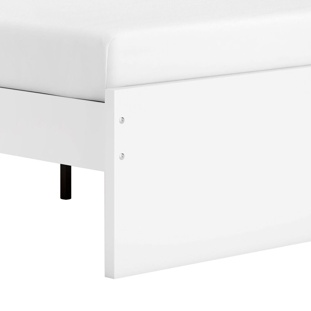 Ashley Onita Full Platform Bed with No Headboard in White, , large