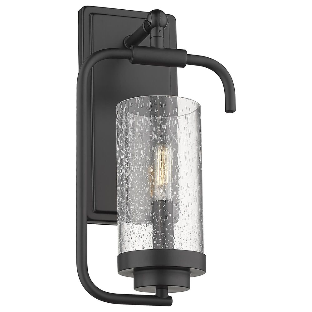 Golden Lighting Holden Wall Sconce in Matte Black, , large