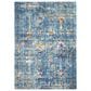 Safavieh Aria Oriental 4" x 6" Blue and Multicolor Area Rug, , large