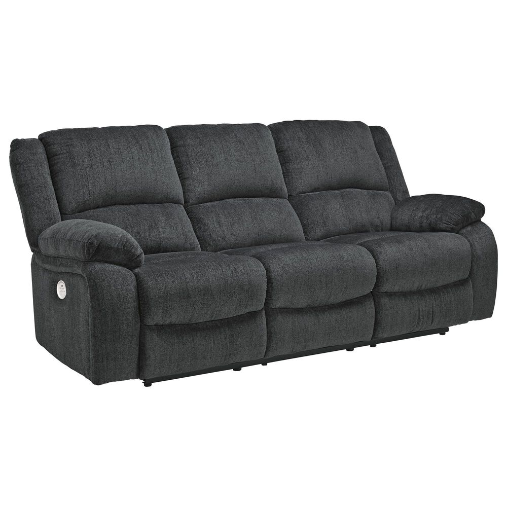 Ashley Draycoll 3-Piece Manual Reclining Living Room Set in Slate, , large
