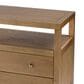 Butler Specialty Company Nora 2-Drawer Wide Nightstand with Open Shelf in Light Natural Brown, , large