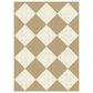 Balta Rugs Crane Checkered 5"3" x 7" Tan Area Rug, , large