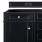 James Martin Vanities Brittany 60" Double Bathroom Vanity in Black Onyx with 3 cm Arctic Fall Solid Surface Top, , large
