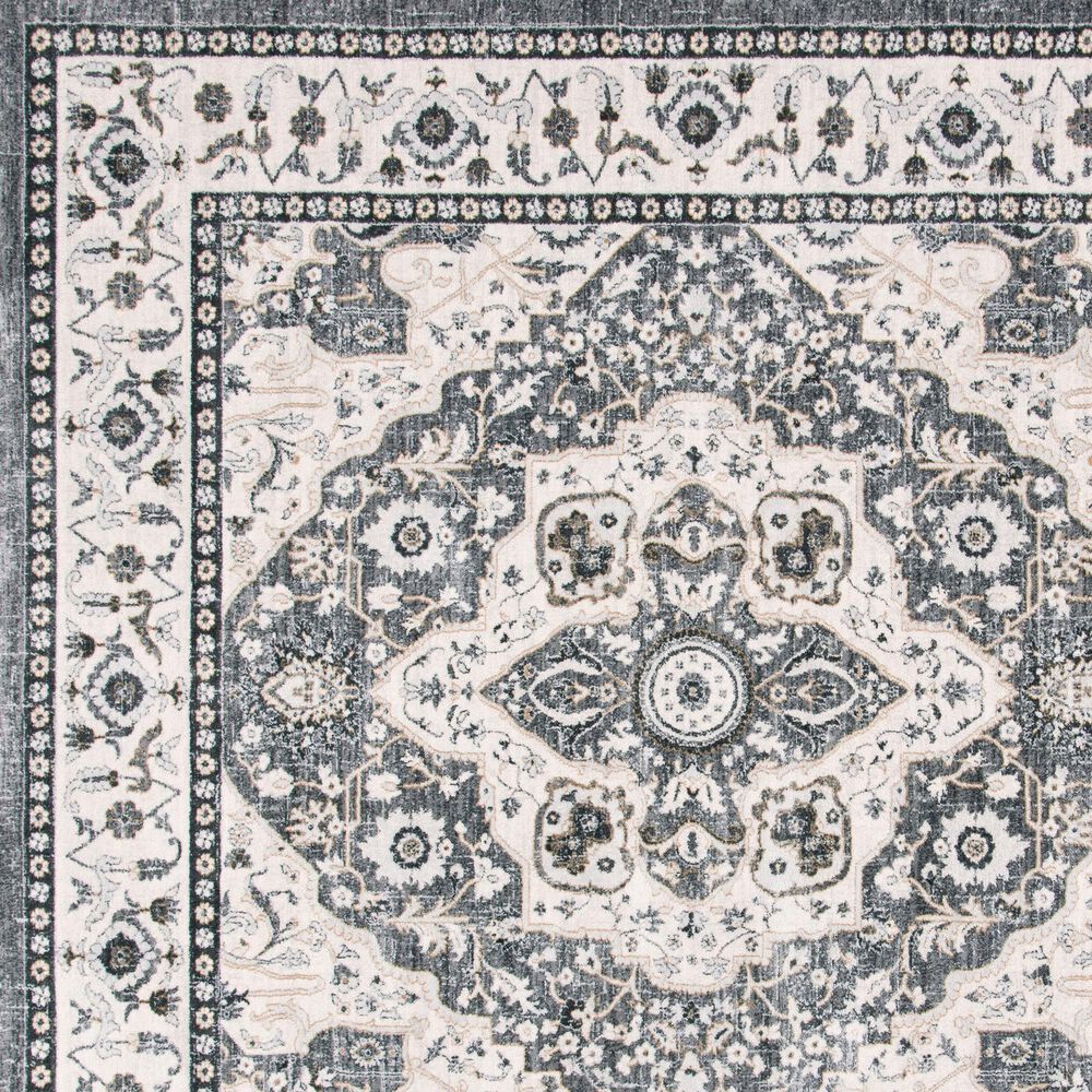 Safavieh Isabella ISA936F 6&#39;7&quot; Square Gray and Cream Area Rug, , large