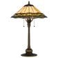Cal Lighting Armscroft Tiffany Table Lamp in Bronze, , large