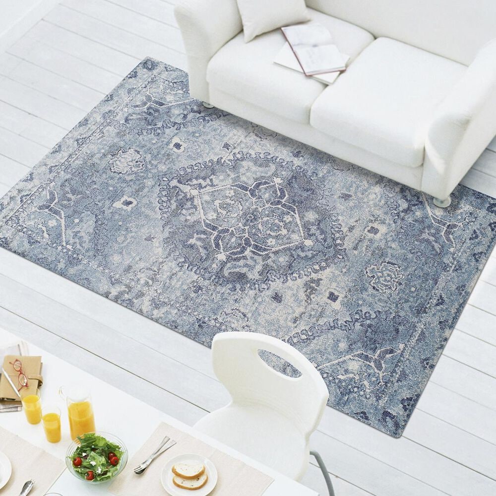Dalyn Rug Company Antiqua AN7 9"5" x 13"2" Sky Area Rug, , large