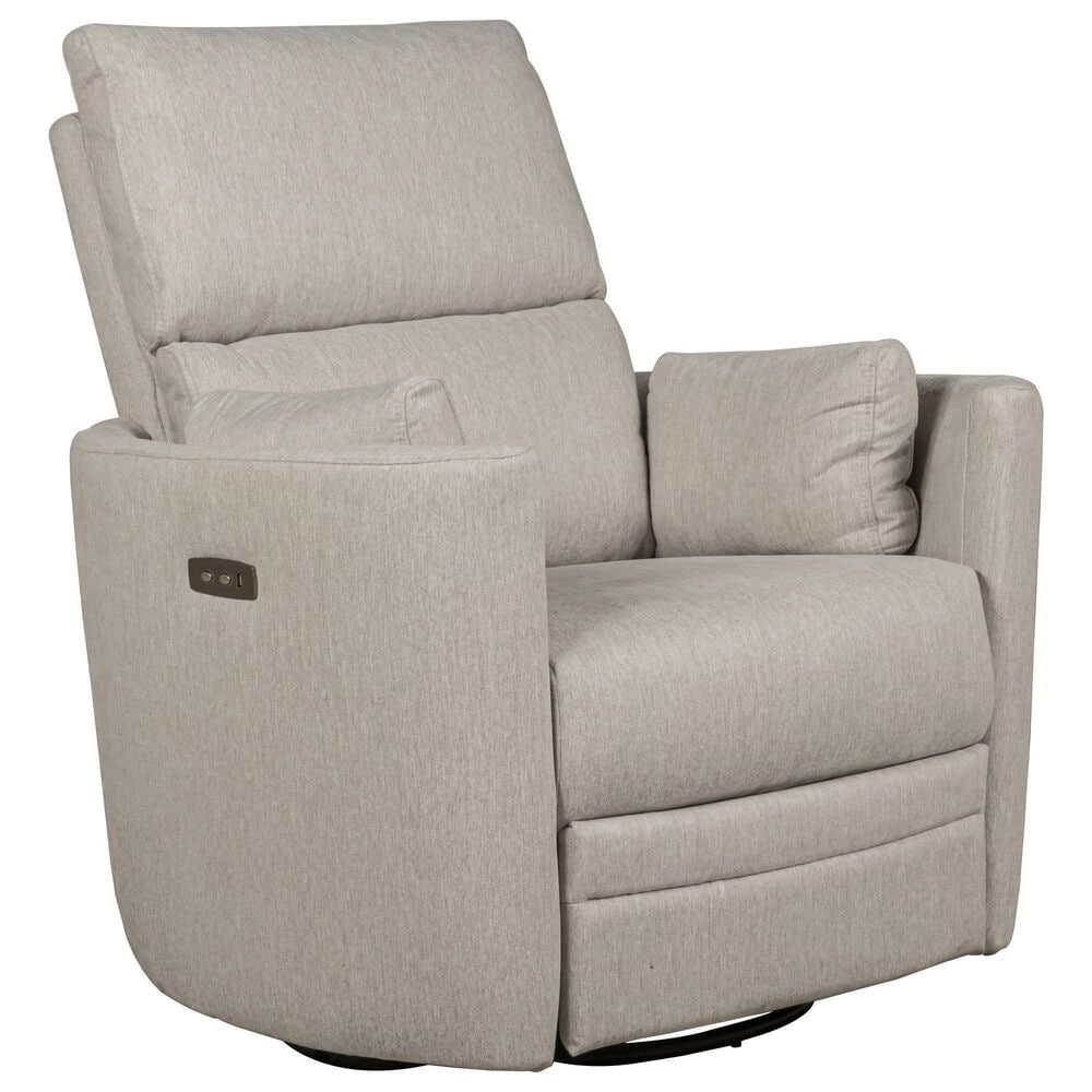 Eastern Shore Compass Power Swivel Glider with USB in Frost, , large