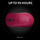 Logitech G PRO X SUPERLIGHT 2 DEX LIGHTSPEED Wireless Gaming Mouse - Magenta, , large