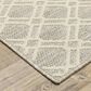 ROW by Oriental Weavers Zarina Ivory and Beige 5"3" x 7"3" Indoor/Outdoor Area Rug, , large