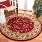 Safavieh Lyndhurst LNH553 5"3" Round Red and Ivory Area Rug, , large