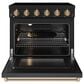 Thor Kitchen Gordon Ramsay 6 Cu. Ft. Professional Freestanding Electric Range with Bronze Handle Kit in Black, , large