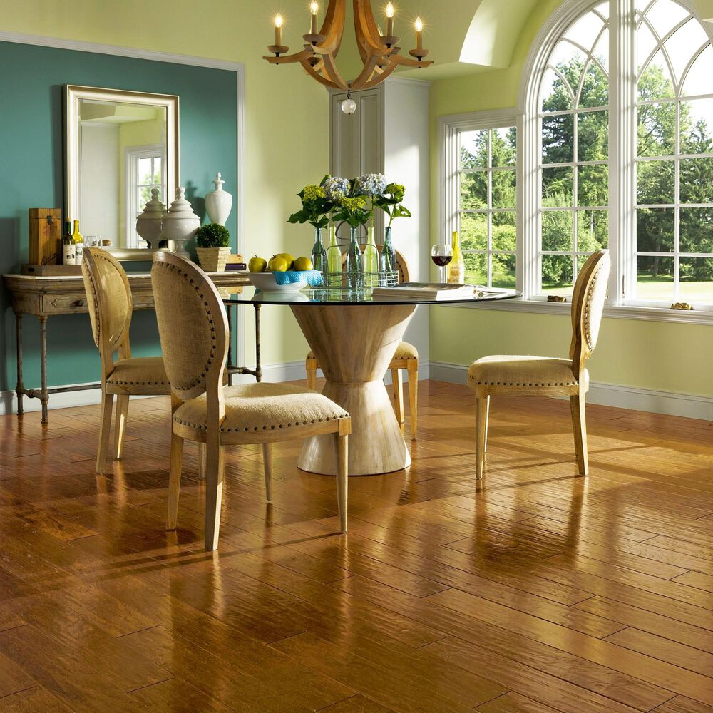 Hartco American Scrape Amber Grain Hickory Hardwood, , large
