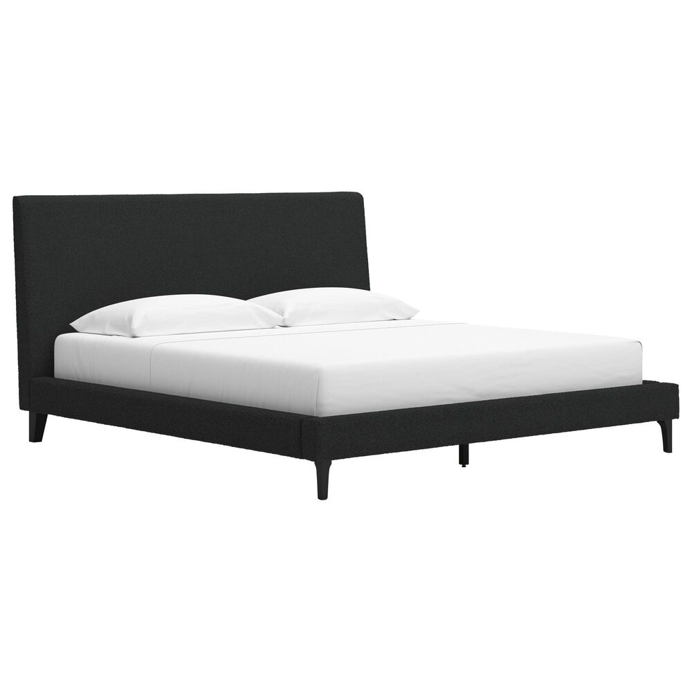Ashley Cadmori King Upholstered Bed in Black, , large