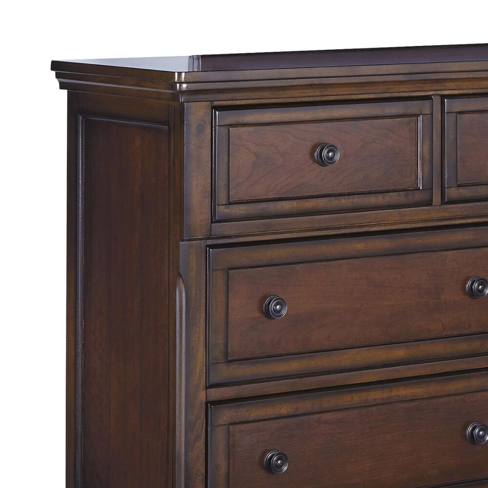 Millennium Porter 7 Drawer Dresser in Burnished Brown, , large