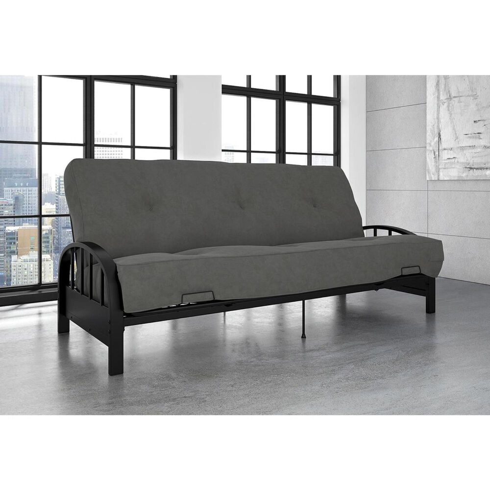 DHP Aiden Futon Frame in Black, , large