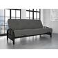 DHP Aiden Futon Frame in Black, , large