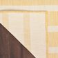 Nourison Positano POS03 Yellow and Ivory 6" x 9" Indoor/Outdoor Area Rug, , large