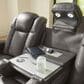 Ashley Fyne-Dyme Power Reclining Sofa in Shadow, , large