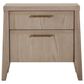 Urban Home Sumire King Platform Bed and Two Nightstands in Bisque, , large