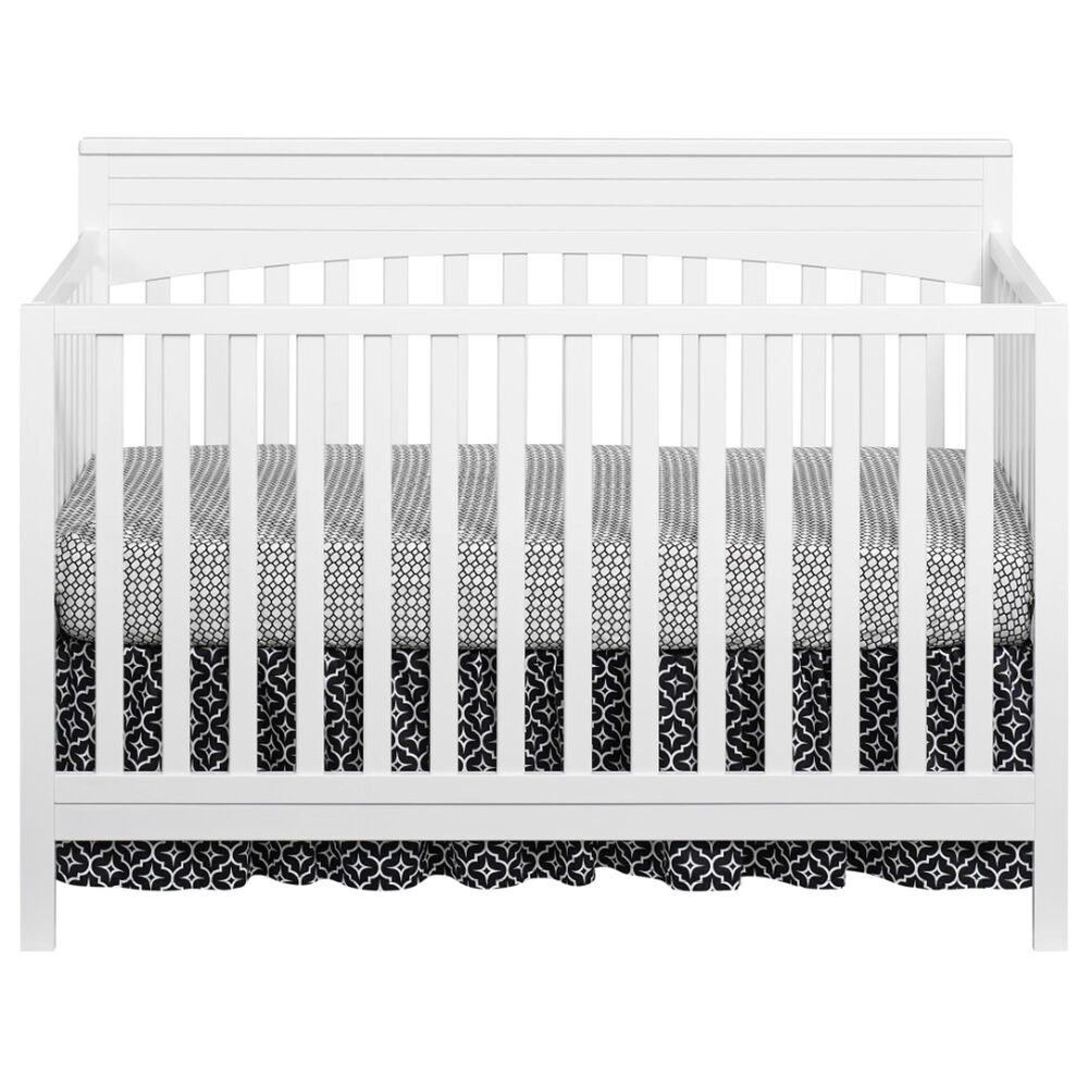 Oxford Baby Harper 4-In-1 Convertible Crib in Snow White, , large