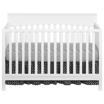 Oxford Baby Harper 4-In-1 Convertible Crib in Snow White, , large