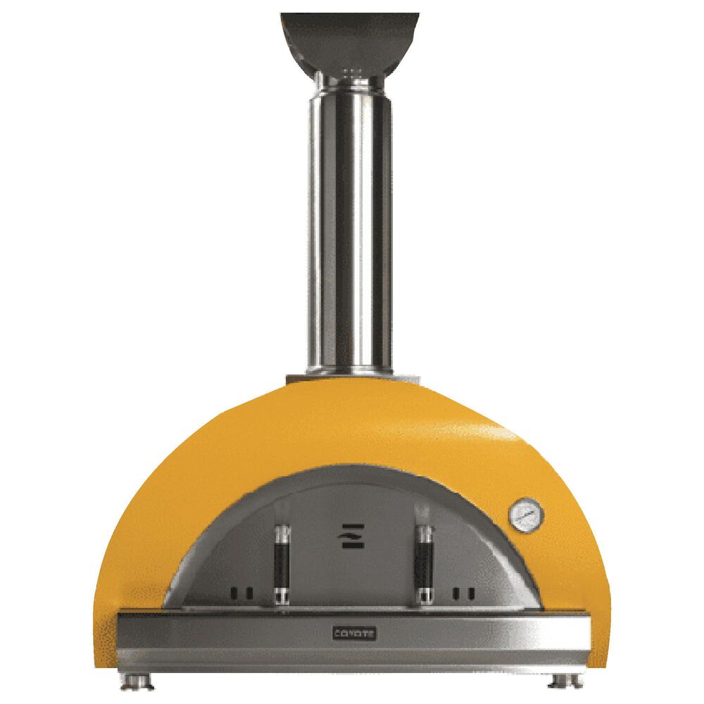 Coyote Outdoor Duomo 40&quot; Wood-Fired Pizza Oven in Yellow, , large