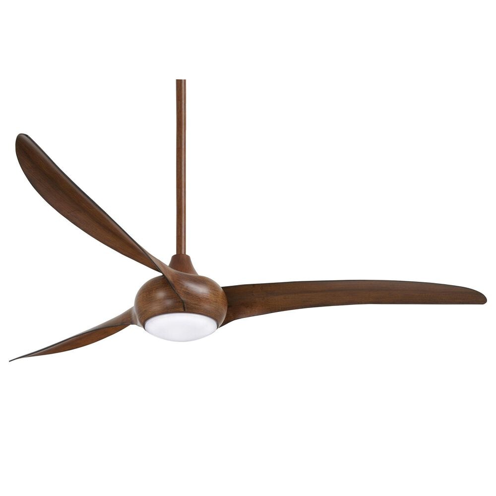 Minka-Aire Light Wave 65" Ceiling Fan with LED Light in Distressed Koa, , large