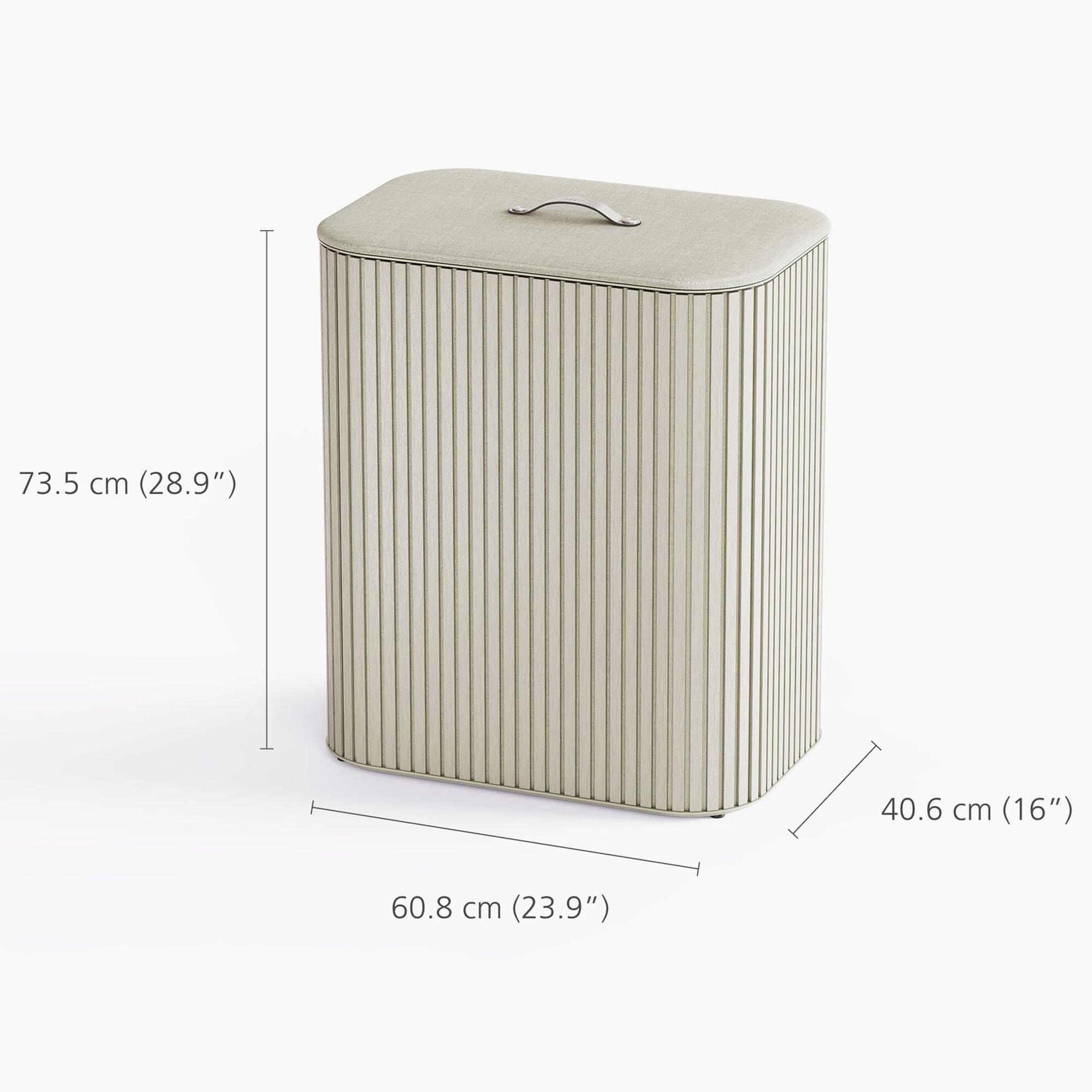 Joseph Joseph Tota Luxe 90L Laundry Separation Basket in Ecru