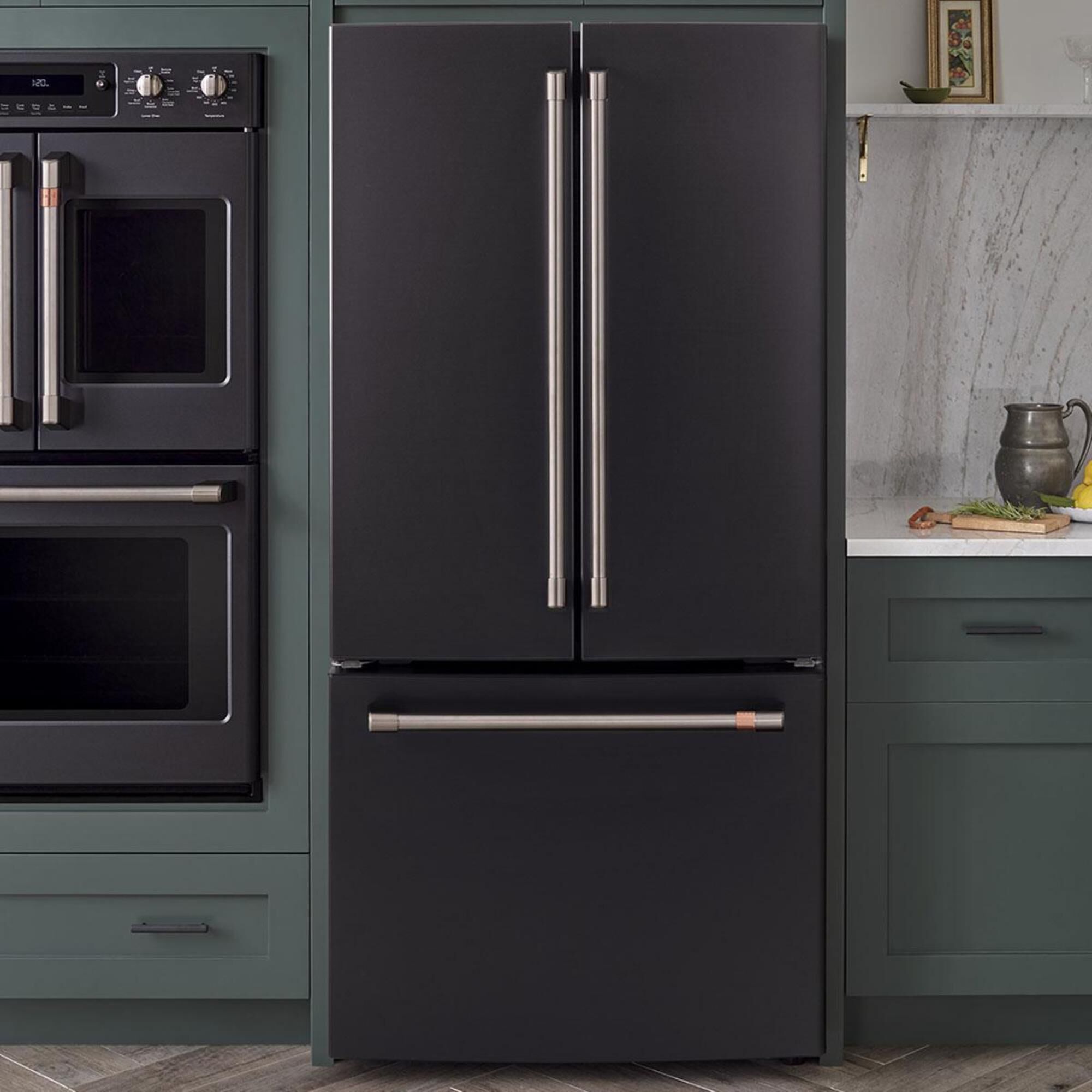Ge cafe sale refrigerator matte black