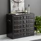 Maple and Jade 5-Drawer Room Chest with Stud and Buckle Detail in Black, , large
