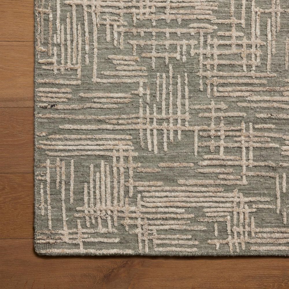 Loloi Woodriff Lagoon and Natural 8'6" x 11'6" Area Rug, , large
