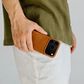Bluebonnet Cases The Minimalist Full-Grain Leather iPhone 17 Pro MagSafe Case - Saddle Tan, , large