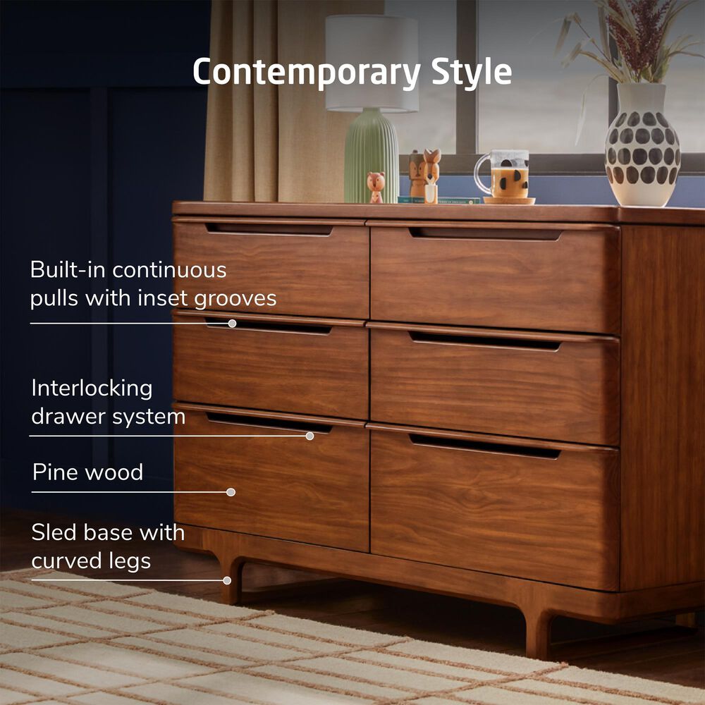 Maxi Cosi Embraced Forms 6-Drawer Dresser in Chestnut, , large