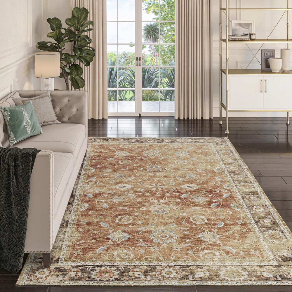 Dalyn Rug Company Tuscany 8&#39; x 10&#39; Paprika Indoor/Outdoor Area Rug, , large