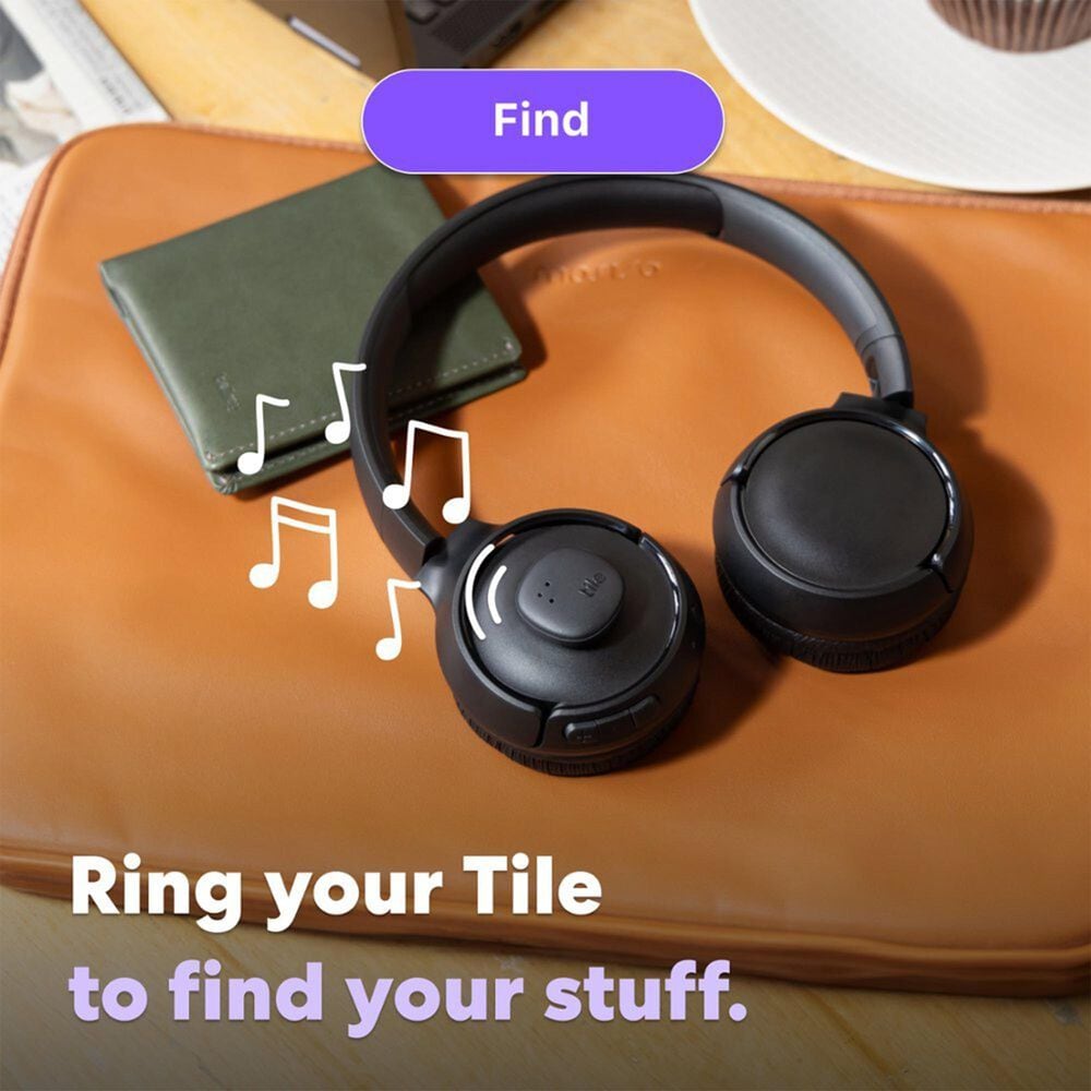 Tile by Life360 Tile Sticker - Bluetooth Tracker - Black, , large