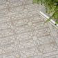 Nourison Desire Ivory and Beige 3"11" x 5"11" Area Rug, , large