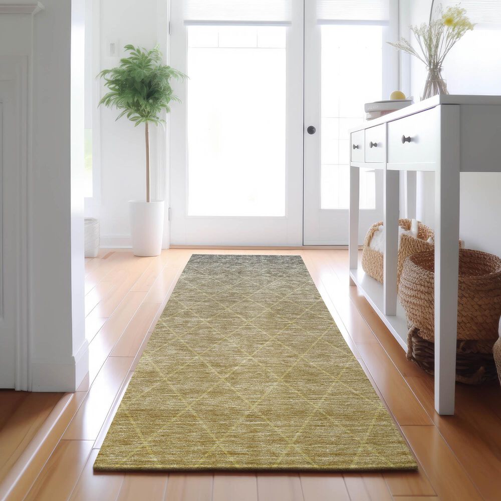 Dalyn Rug Company Lazio 2&#39;3&quot; x 7&#39;6&quot; Gold Runner, , large