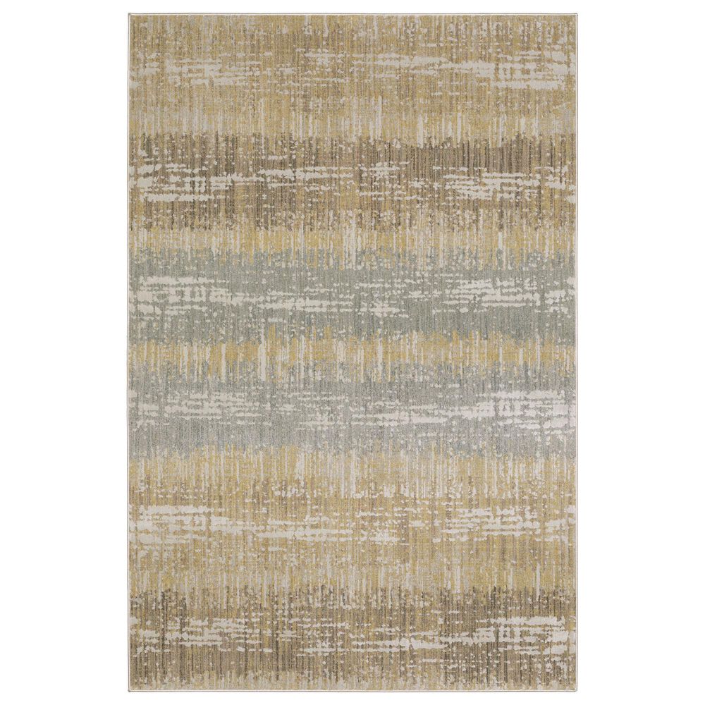 Oriental Weavers Mallory Gold and Brown 6"7" x 9"6" Area Rug, , large