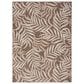 Nourison Garden Oasis Nature Mocha 4" x 6" Indoor/Outdoor Area Rug, , large