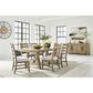Ashley Ridgester Dining Table in Natural - Table Only, , large