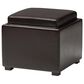 Baxton Studio Tate Storage Ottoman in Dark Brown, , large