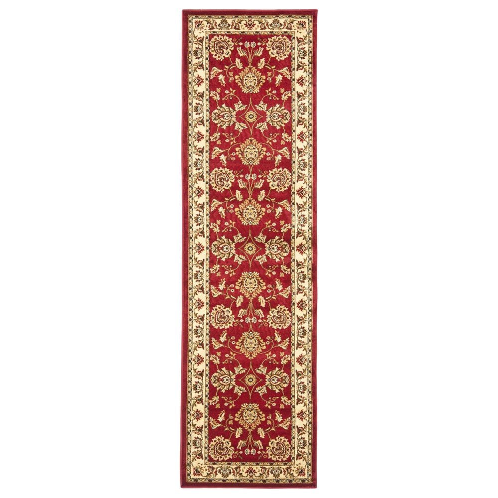 Safavieh Lyndhurst LNH555 2"3" x 8" Red and Ivory Runner, , large