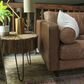 Blue Sun Designs End Table in Distressed Brown, , large
