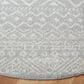 Safavieh Tulum Transitional  6"7" Round Grey and Ivory Area Rug, , large