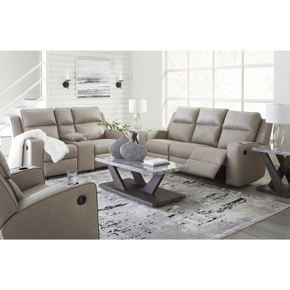 Ashley Lavenhorne Manual Recliners in Pebble, , large