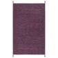 Safavieh Montauk 5" x 8" Purple and Black Area Rug, , large
